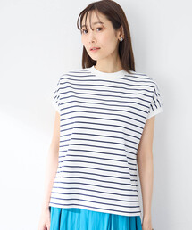 2025年春夏【接触冷感・UVカット】オーガニックコットンボーダーTシャツ
