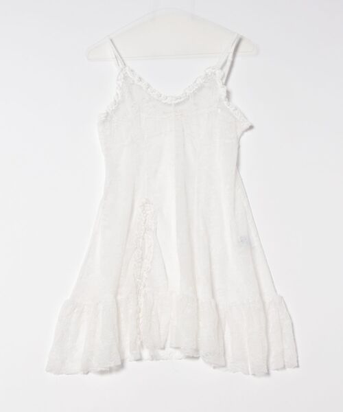 apres jour clair（アプレジュールクレア）の「【apres jour clair】レースフリルキャミチュニック【4周年記念アイテム】（チュニック・レディース・オフホワイト/ブラック・X-LARGE/フリー）」の20枚目の写真