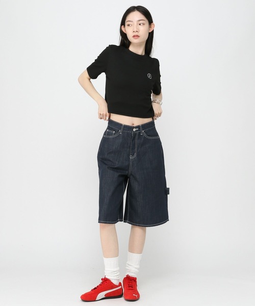 3.3 Field Trip （3.3フィールドトリップ）の「3.3 Field Trip／バックレースナンバーT（Tシャツ/カットソー・レディース・ホワイト/ブラック・FREE）」の9枚目の写真