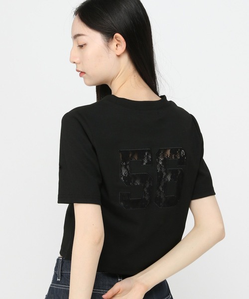 3.3 Field Trip （3.3フィールドトリップ）の「3.3 Field Trip／バックレースナンバーT（Tシャツ/カットソー・レディース・ホワイト/ブラック・FREE）」の14枚目の写真