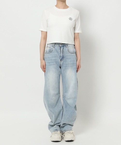 3.3 Field Trip （3.3フィールドトリップ）の「3.3 Field Trip／バックレースナンバーT（Tシャツ/カットソー・レディース・ホワイト/ブラック・FREE）」の15枚目の写真