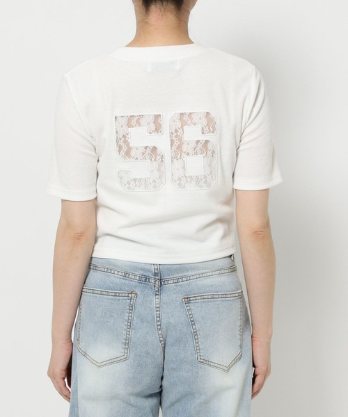 3.3 Field Trip （3.3フィールドトリップ）の「3.3 Field Trip／バックレースナンバーT（Tシャツ/カットソー・レディース・ホワイト/ブラック・FREE）」の18枚目の写真
