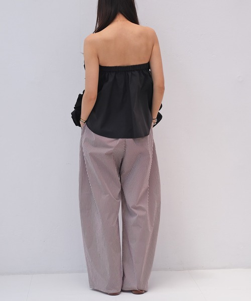 AKTE（アクテ）の「フリルティアードブラウス（シャツ/ブラウス・レディース・ブラック/アイボリー・FREE）」の9枚目の写真