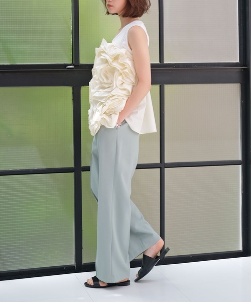 AKTE（アクテ）の「フリルティアードブラウス（シャツ/ブラウス・レディース・ブラック/アイボリー・FREE）」の13枚目の写真