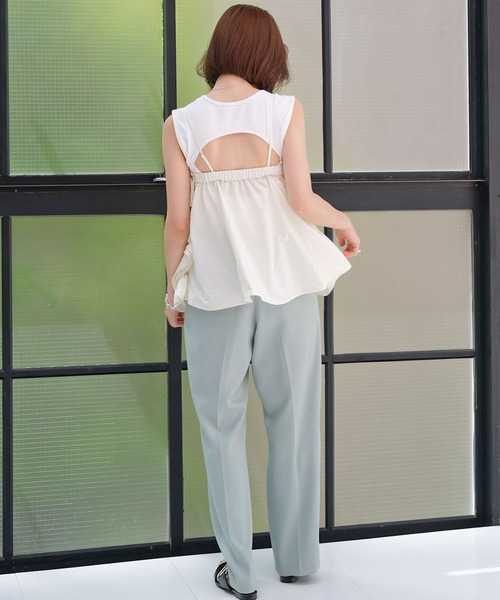 AKTE（アクテ）の「フリルティアードブラウス（シャツ/ブラウス・レディース・ブラック/アイボリー・FREE）」の14枚目の写真