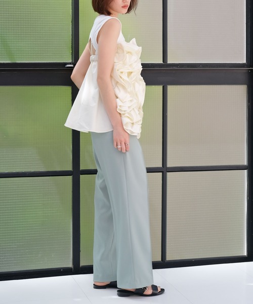 AKTE（アクテ）の「フリルティアードブラウス（シャツ/ブラウス・レディース・ブラック/アイボリー・FREE）」の19枚目の写真