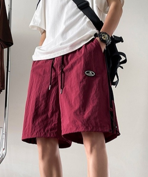 MGV(エムジーヴィー)の「サイドラインデザインハーフパンツ(その他パンツ・メンズ・グレー/ブラック/レッド・MEDIUM/LARGE/X-LARGE)」の16枚目の写真