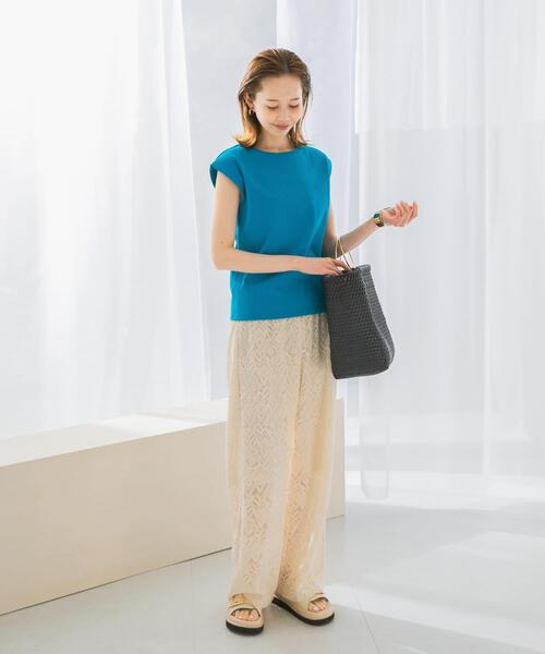 URBAN RESEARCH ROSSO WOMEN（アーバンリサーチ　ロッソ）の「レースパンツ（その他パンツ・レディース・ブラック/ホワイト・FREE）」の12枚目の写真