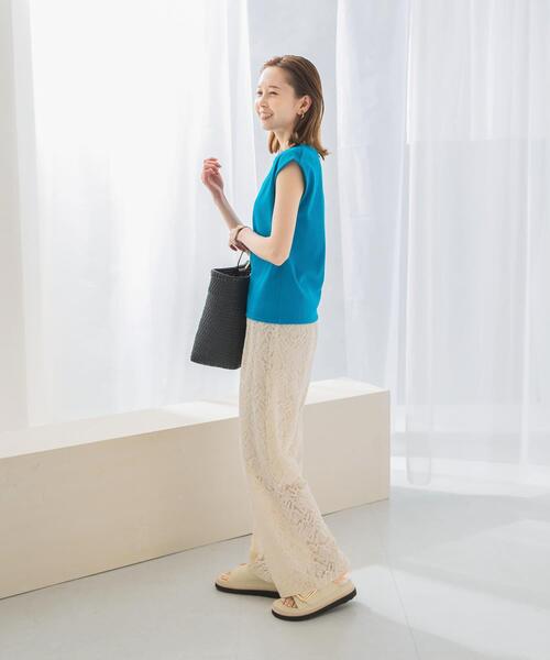 URBAN RESEARCH ROSSO WOMEN（アーバンリサーチ　ロッソ）の「レースパンツ（その他パンツ・レディース・ブラック/ホワイト・FREE）」の13枚目の写真