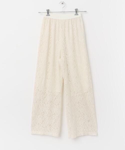 URBAN RESEARCH ROSSO WOMEN（アーバンリサーチ　ロッソ）の「レースパンツ（その他パンツ・レディース・ブラック/ホワイト・FREE）」の14枚目の写真