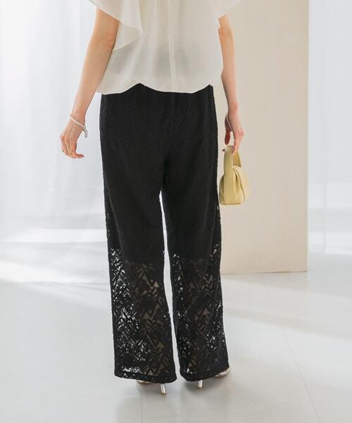 URBAN RESEARCH ROSSO WOMEN（アーバンリサーチ　ロッソ）の「レースパンツ（その他パンツ・レディース・ブラック/ホワイト・FREE）」の17枚目の写真