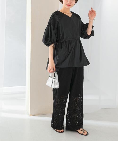 URBAN RESEARCH ROSSO WOMEN（アーバンリサーチ　ロッソ）の「レースパンツ（その他パンツ・レディース・ブラック/ホワイト・FREE）」の21枚目の写真