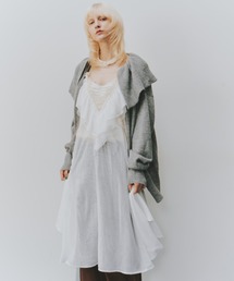 LA BELLE ETUDE | バイカラーレースフリルキャミワンピース(ワンピース)