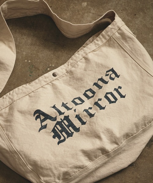 ALL RUNS(オールランズ)の「Canvas News Paper Bag(トートバッグ・メンズ・E/B・FREE)」の4枚目の写真