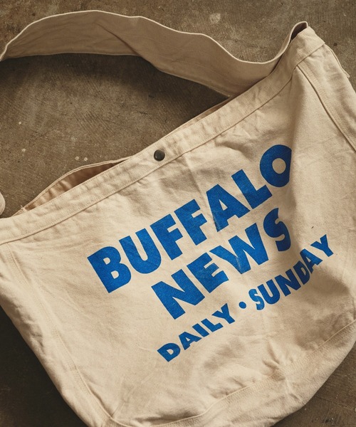 ALL RUNS(オールランズ)の「Canvas News Paper Bag(トートバッグ・メンズ・E/B・FREE)」の5枚目の写真