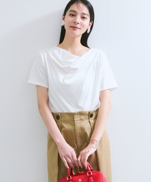 VIS | 半袖ドレーププルオーバー(Tシャツ/カットソー)