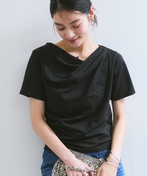 VIS | 半袖ドレーププルオーバー(Tシャツ/カットソー)