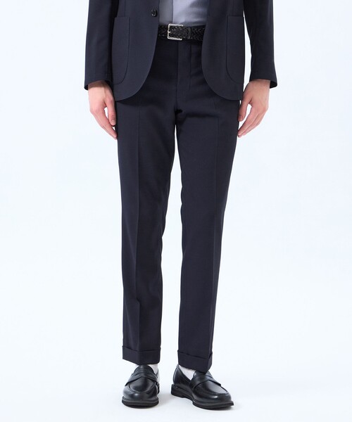 MACKINTOSH PHILOSOPHY(マッキントッシュ フィロソフィー)の「トロッター ウルトラライトトラウザーズ ナローサッカーストライプ(その他パンツ・メンズ・ダークネイビー・42/38/40/44)」の1枚目の写真