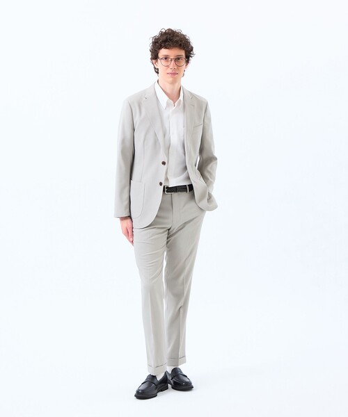 MACKINTOSH PHILOSOPHY(マッキントッシュ フィロソフィー)の「トロッター ウルトラライトトラウザーズ ナローサッカーストライプ(その他パンツ・メンズ・ダークネイビー・42/38/40/44)」の3枚目の写真