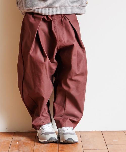 定価42900円 m's braque ハーレムパンツ　バルーンパンツ　レッド 定価42900円 m's braque ハーレムパンツ バルーンパンツ レッド m's