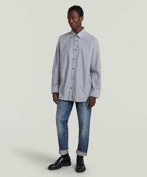 G-STAR | Clean Oversized Shirt/ストライプクリーンオーバーサイズシャツ(シャツ/ブラウス)