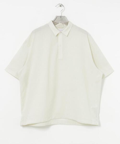 URBAN RESEARCH（アーバンリサーチ）の「『UR TECH DRYLUXE』高機能リネンポロシャツ（ポロシャツ・メンズ・バーガンディー/ベージュ/スミクロ・MEDIUM/LARGE）」の20枚目の写真