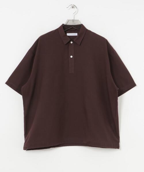 URBAN RESEARCH（アーバンリサーチ）の「『UR TECH DRYLUXE』高機能リネンポロシャツ（ポロシャツ・メンズ・バーガンディー/ベージュ/スミクロ・MEDIUM/LARGE）」の10枚目の写真