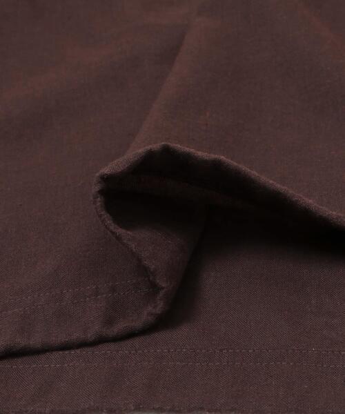 URBAN RESEARCH（アーバンリサーチ）の「『UR TECH DRYLUXE』高機能リネンポロシャツ（ポロシャツ・メンズ・バーガンディー/ベージュ/スミクロ・MEDIUM/LARGE）」の7枚目の写真