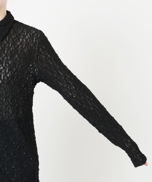 IENA LA BOUCLE（イエナラブークル）の「IENA LA BOUCLE ストレッチレースシャツ（シャツ/ブラウス・レディース・ホワイト/ブラック・FREE）」の22枚目の写真