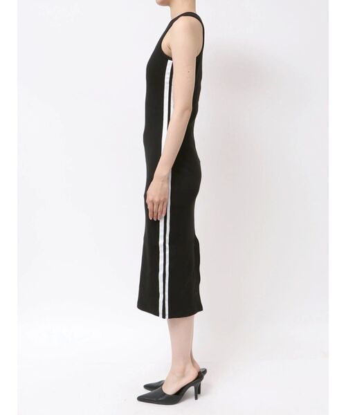 GYDA(ジェイダ)の「【WEB限定】【TINY低身長さん向け】フロントZIP LONGテレコワンピース(ワンピース・レディース・ライトグレー/ブラック・FREE)」の10枚目の写真
