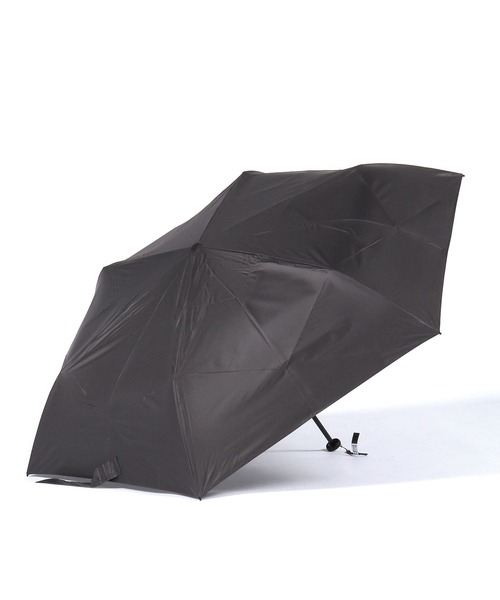 GLOBAL WORK（グローバルワーク）の「クイックシャットライト晴雨兼用傘55cm/580191（折りたたみ傘・レディース・オフホワイト/ライトブルー/グレー・FREE）」の2枚目の写真