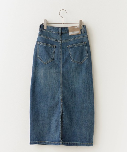 ROOPTOKYO(ループトウキョウ)の「Back slit denim skirt / バックスリット デニムスカート 夏物 夏服(デニムスカート・レディース・ネイビー/ライトブルー・S/M)」の11枚目の写真