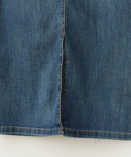 ROOPTOKYO(ループトウキョウ)の「Back slit denim skirt / バックスリット デニムスカート 夏物 夏服(デニムスカート・レディース・ネイビー/ライトブルー・S/M)」の9枚目の写真