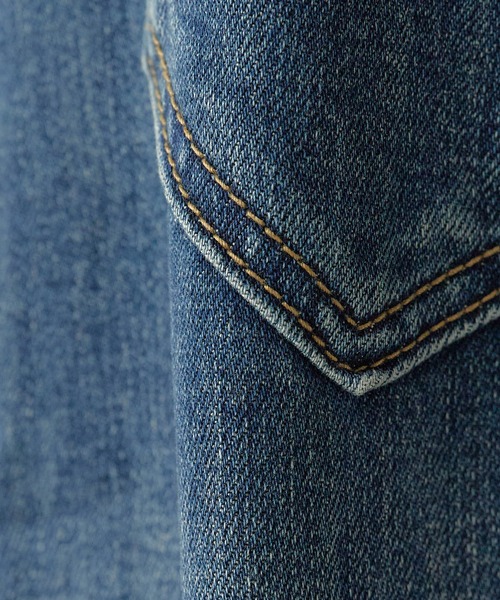 ROOPTOKYO(ループトウキョウ)の「Back slit denim skirt / バックスリット デニムスカート 夏物 夏服(デニムスカート・レディース・ネイビー/ライトブルー・S/M)」の4枚目の写真