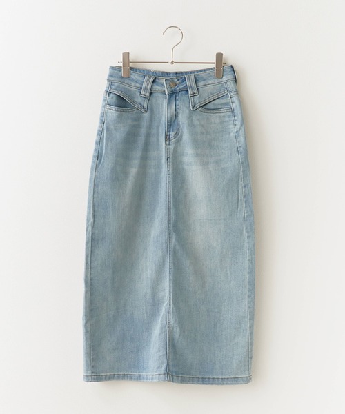 ROOPTOKYO(ループトウキョウ)の「Back slit denim skirt / バックスリット デニムスカート 夏物 夏服(デニムスカート・レディース・ネイビー/ライトブルー・S/M)」の22枚目の写真
