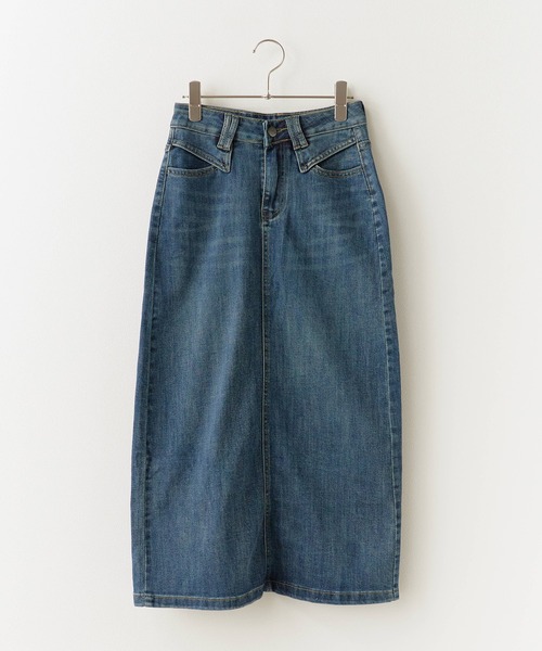 ROOPTOKYO(ループトウキョウ)の「Back slit denim skirt / バックスリット デニムスカート 夏物 夏服(デニムスカート・レディース・ネイビー/ライトブルー・S/M)」の17枚目の写真