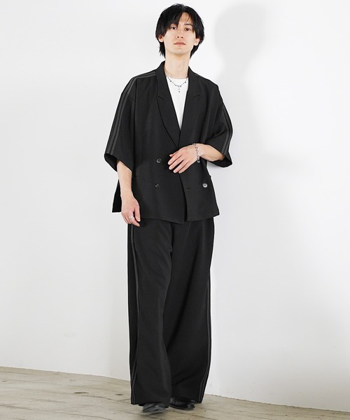 MinoriTY】ダブルテーラードジャケットセットアップ ジャケット+