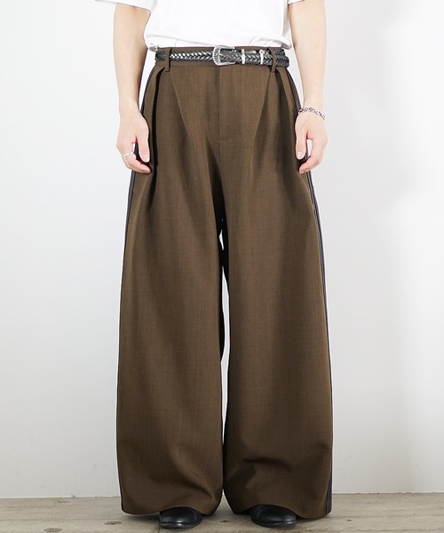 MinoriTY(マイノリティ)の「【MinoriTY】ダブルテーラードジャケットセットアップ ジャケット+スラックス2点セット メンズ 夏服(セットアップ・メンズ・チャコール/ブラウン/ブラック・S/L/M)」の10枚目の写真