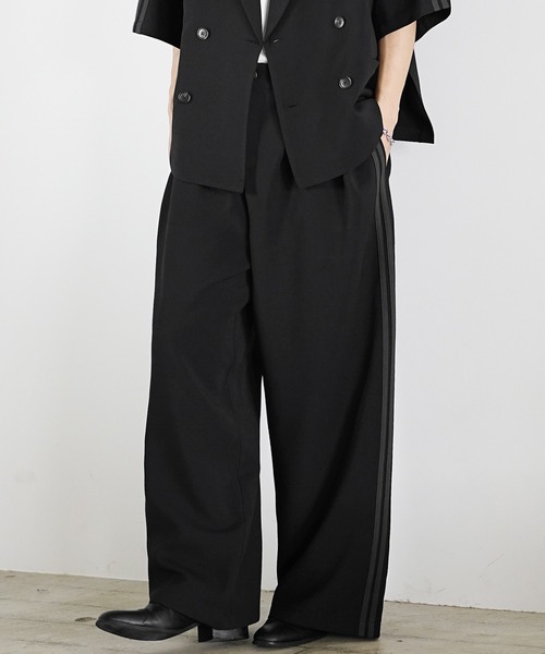 MinoriTY(マイノリティ)の「【MinoriTY】ダブルテーラードジャケットセットアップ ジャケット+スラックス2点セット メンズ 夏服(セットアップ・メンズ・チャコール/ブラウン/ブラック・S/L/M)」の18枚目の写真