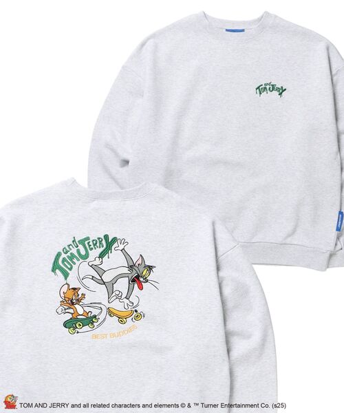 セール】【SEQUENZ（シークエンズ）】TJ SKATE BOARD C/N SWEAT / トム