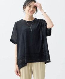 ☆Theory luxe サマーニット　麻混ニット　ウォッシャブル 今季☆theoryluxe プルオーバー ニット ラメ半袖ニット