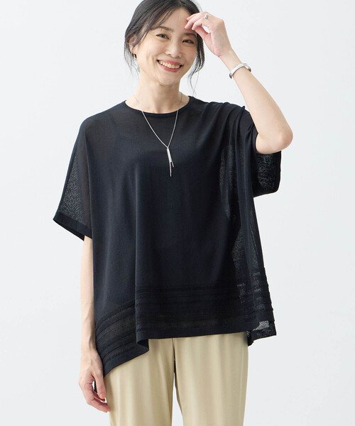 新品未使用　Deuxieme Classe YLEVEリネンニット　ブラック ブランド古着】Deuxieme Classe｜ドゥーズィエムクラスのニット