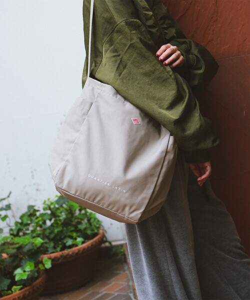 DANTON（ダントン）の「【WEB限定】DANTON / CANVAS 2WAY TOTE BAG〈QUARTIER LATIN〉（トートバッグ・レディース・ブラック/ベージュ・ONE SIZE）」の3枚目の写真