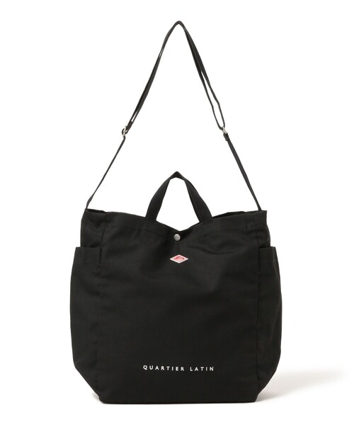 DANTON（ダントン）の「【WEB限定】DANTON / CANVAS 2WAY TOTE BAG〈QUARTIER LATIN〉（トートバッグ・レディース・ブラック/ベージュ・ONE SIZE）」の5枚目の写真