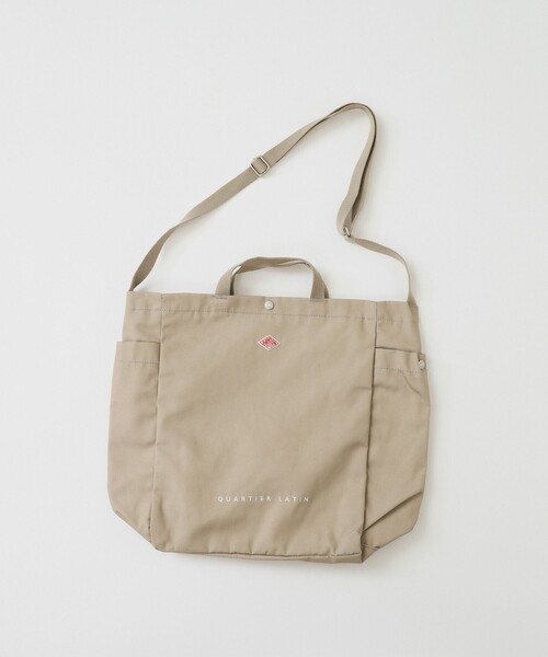 DANTON（ダントン）の「【WEB限定】DANTON / CANVAS 2WAY TOTE BAG〈QUARTIER LATIN〉（トートバッグ・レディース・ブラック/ベージュ・ONE SIZE）」の8枚目の写真