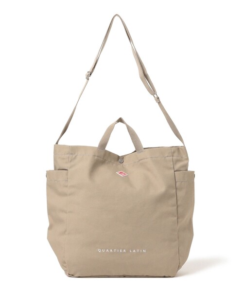 DANTON（ダントン）の「【WEB限定】DANTON / CANVAS 2WAY TOTE BAG〈QUARTIER LATIN〉（トートバッグ・レディース・ブラック/ベージュ・ONE SIZE）」の9枚目の写真