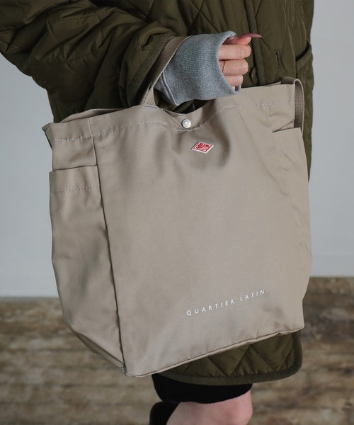 DANTON（ダントン）の「【WEB限定】DANTON / CANVAS 2WAY TOTE BAG〈QUARTIER LATIN〉（トートバッグ・レディース・ブラック/ベージュ・ONE SIZE）」の17枚目の写真