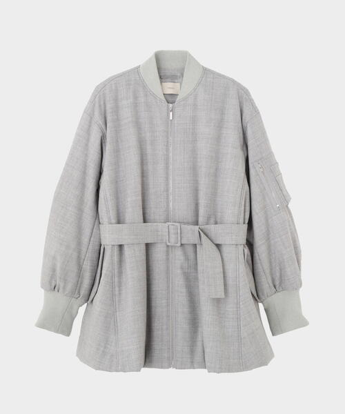 ◇サキソニーウエストベルトパフィージャケット（ミリタリージャケット