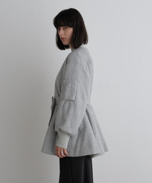 ◇サキソニーウエストベルトパフィージャケット（ミリタリージャケット