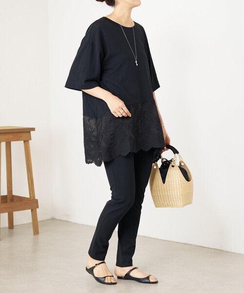 BEARDSLEY（ビアズリー）の「コットンパギンス（その他パンツ・レディース・ダークブラウン/ブラック・1/0/2）」の9枚目の写真